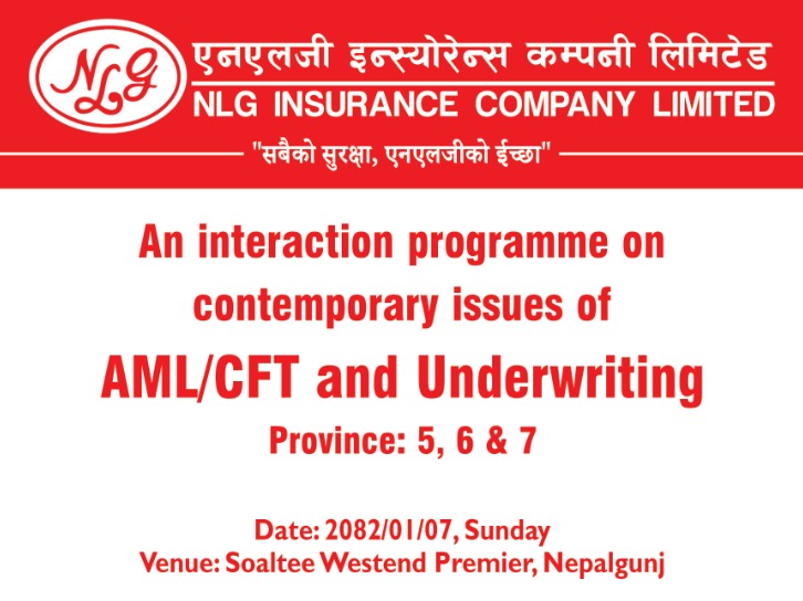 Interaction on AML/CFT and Underwritting Province 5, 6 & 7